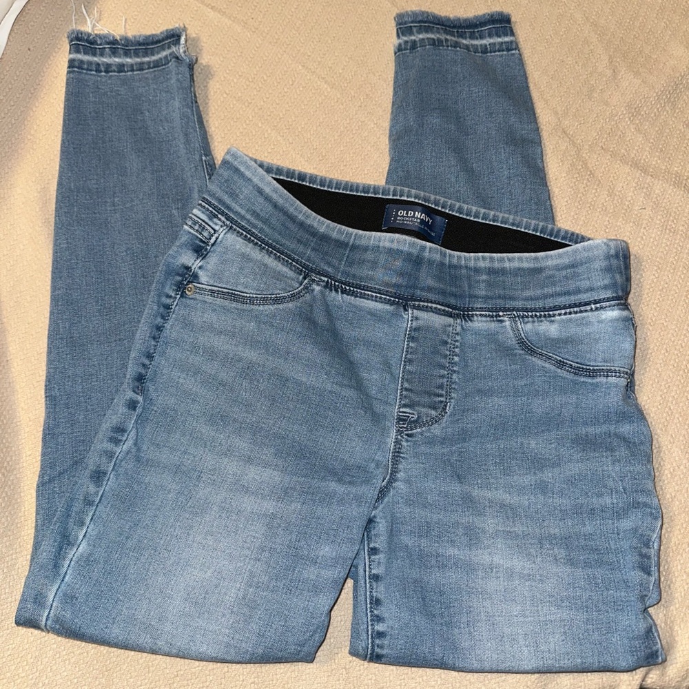 Old Navy Sky Blue Rockstar Jeans